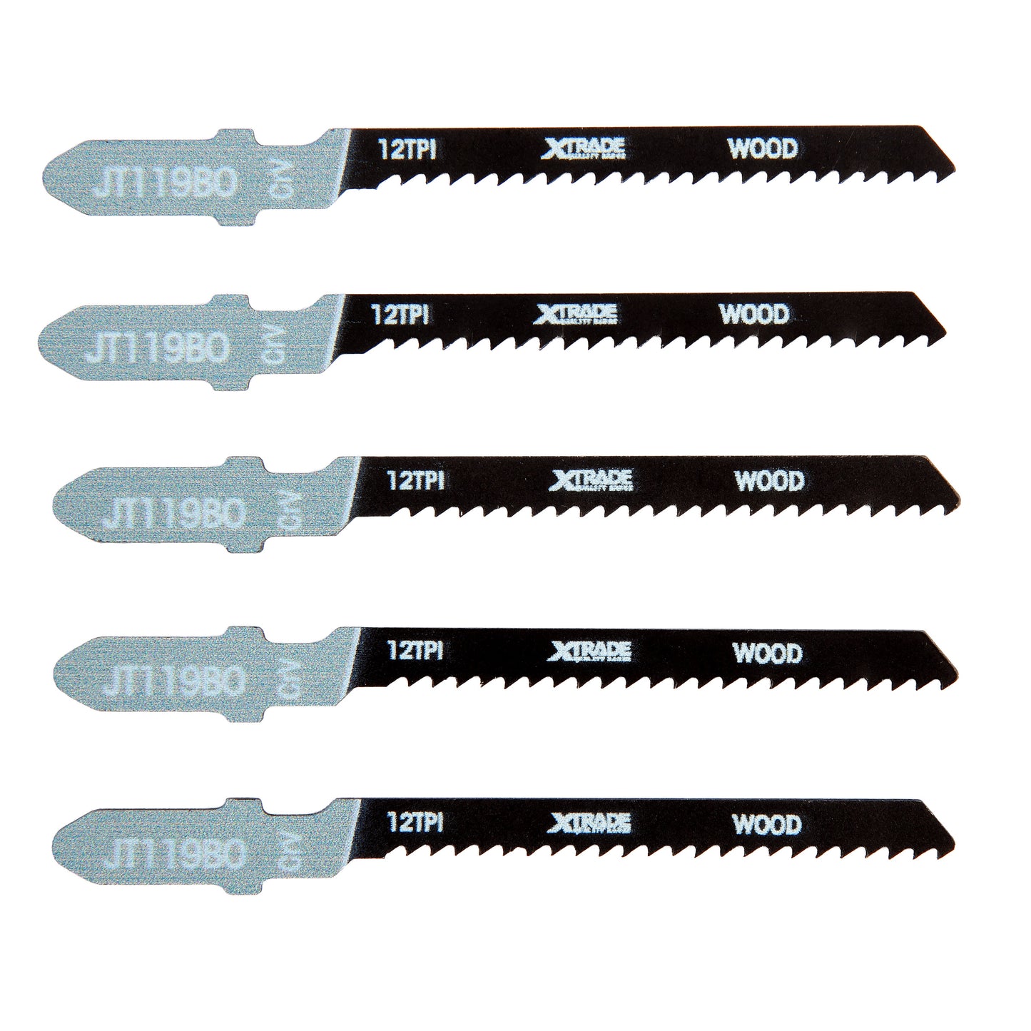 XTrade Jigsaw Blade Wood T119BO 5 Pack