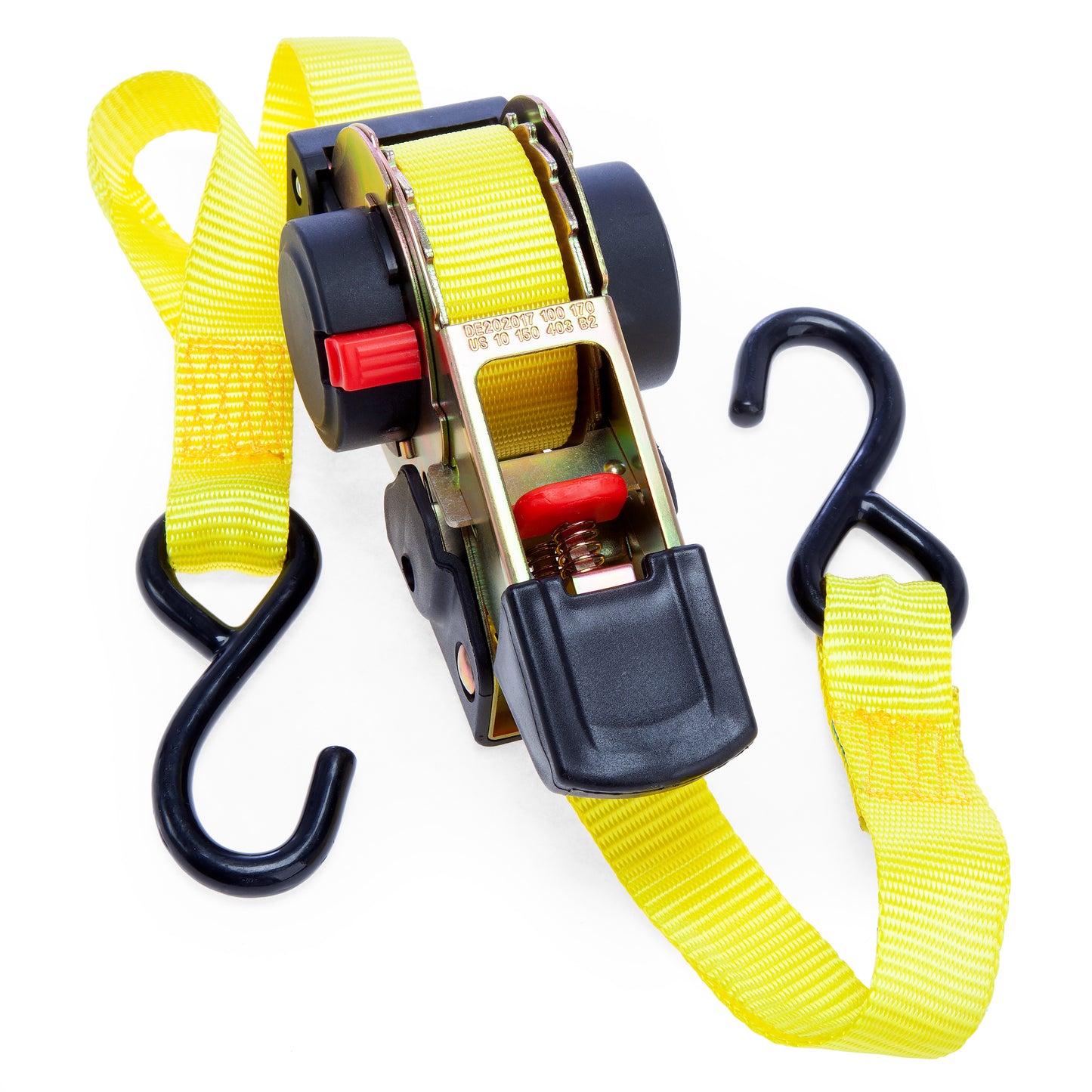 XTrade Retractable Ratchet Straps with Hooks 25mm x 3.5m