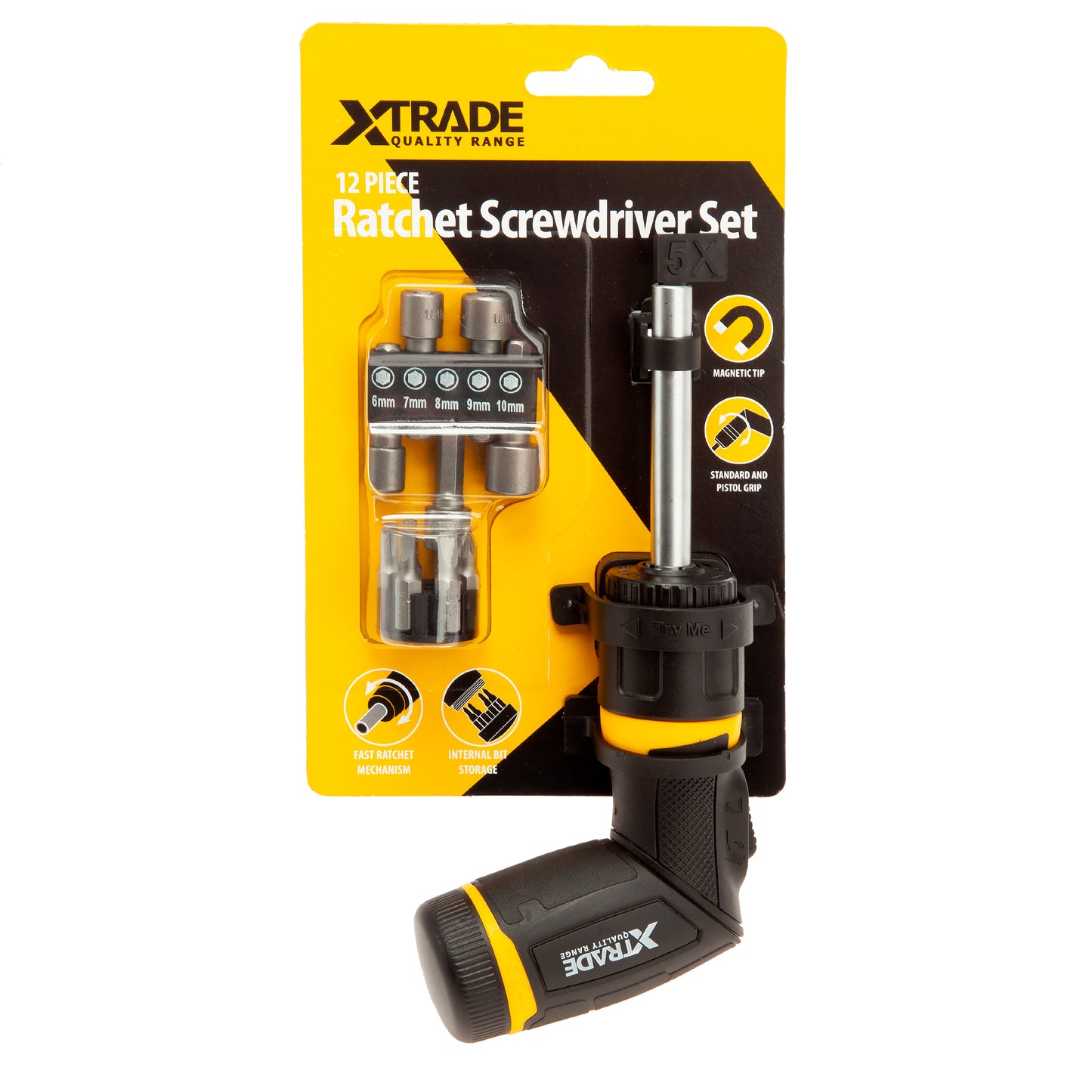 XTrade 12 Piece Ratchet Screwdriver Set
