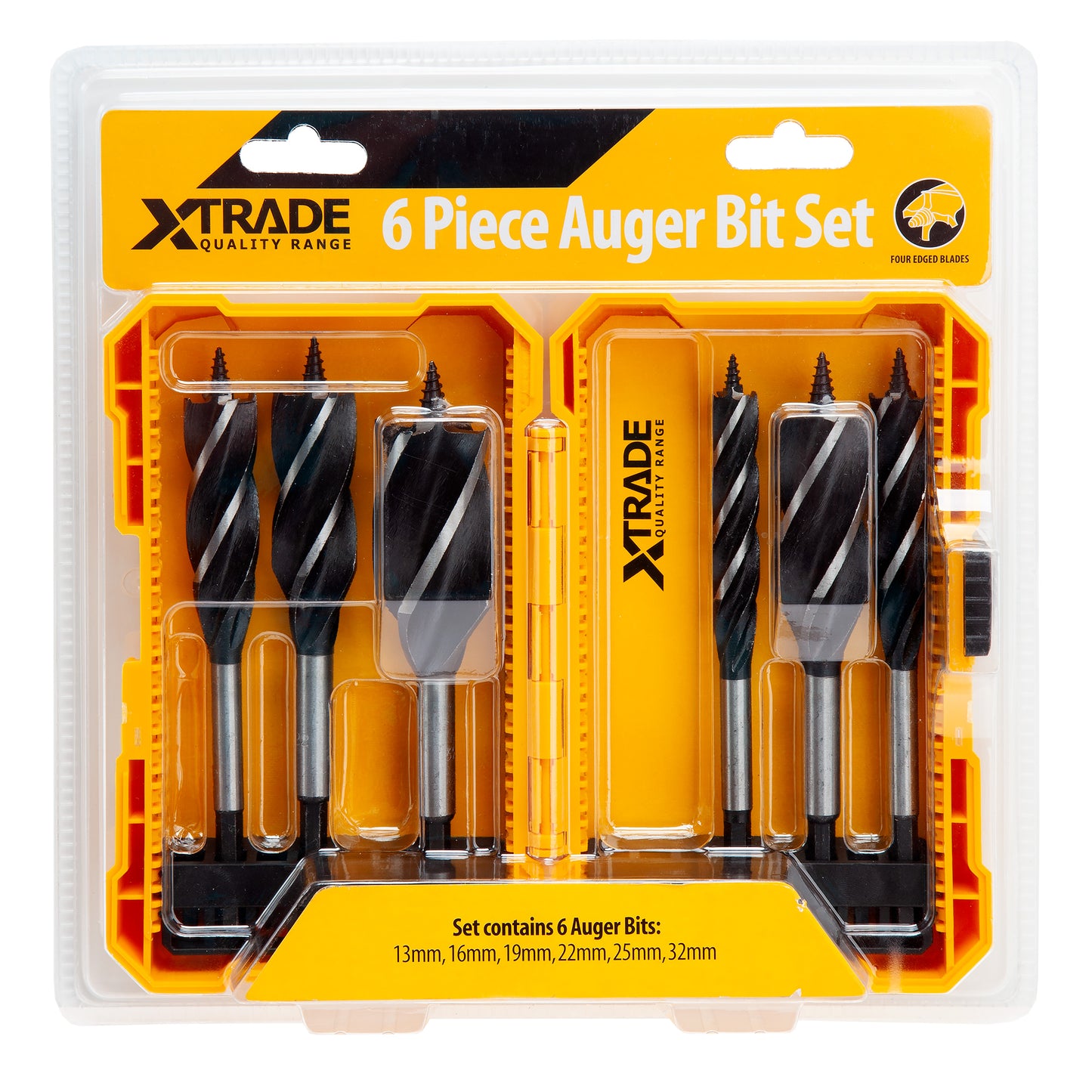 XTrade 6 Piece Auger Bit Set