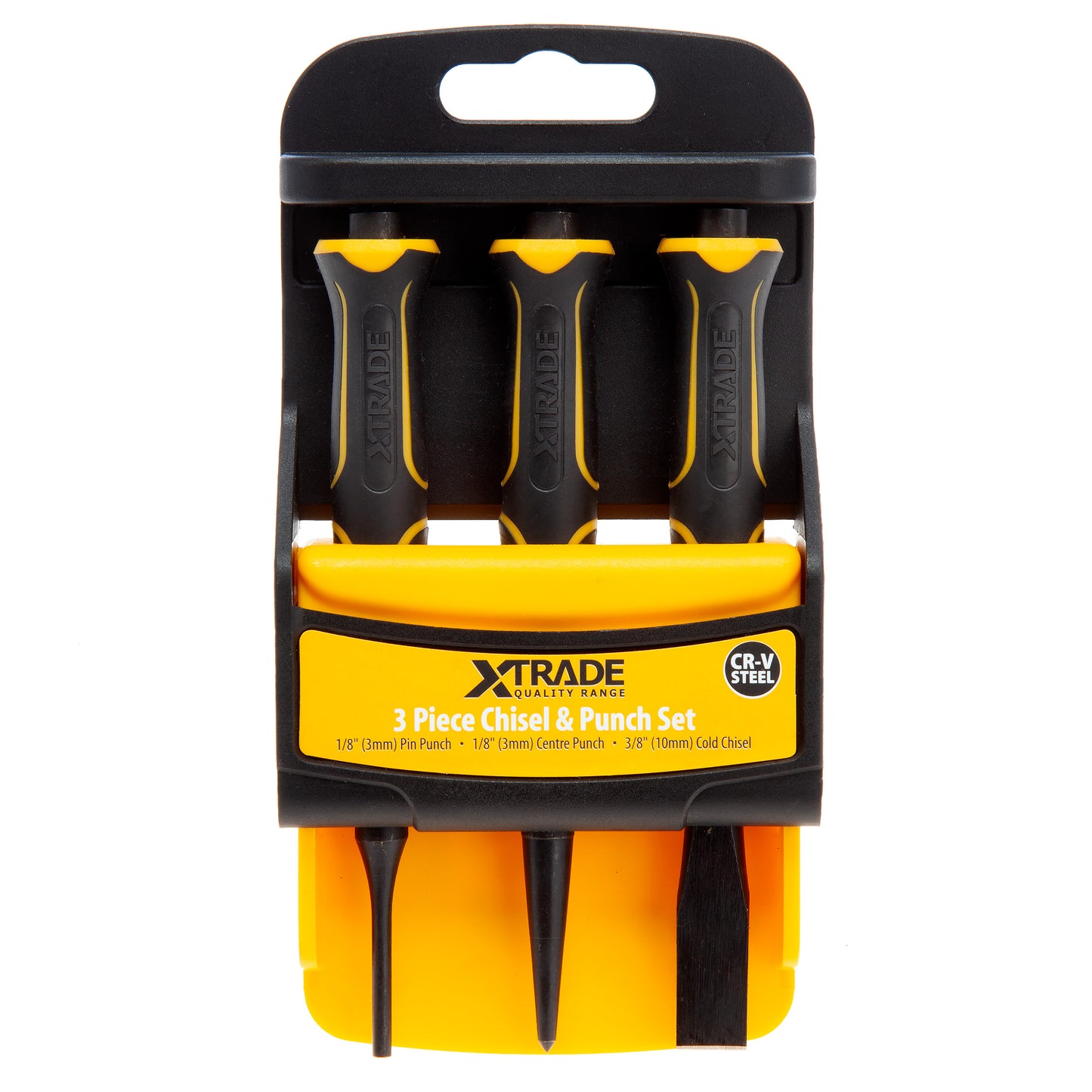 XTrade 3 Piece Chisel & Punch Set