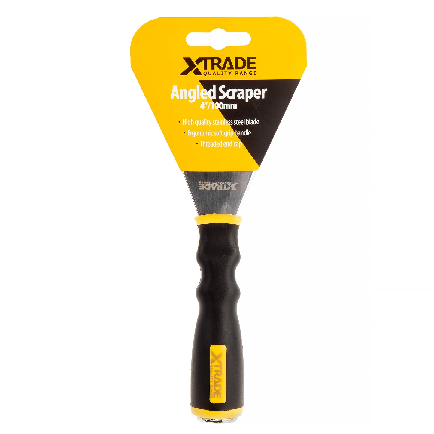 XTrade Angled Scraper with Pole Socket 4" / 100mm