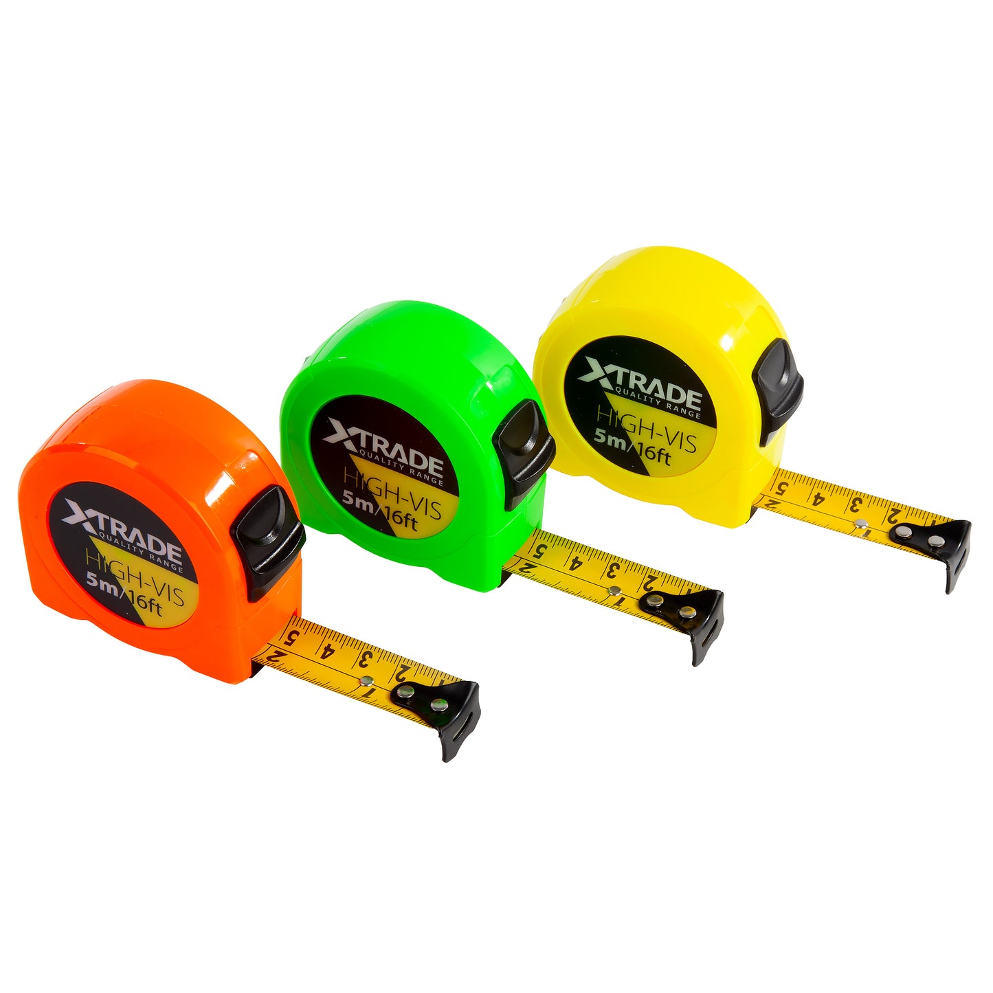 XTrade 5m/16ft High Vis Tape Measures