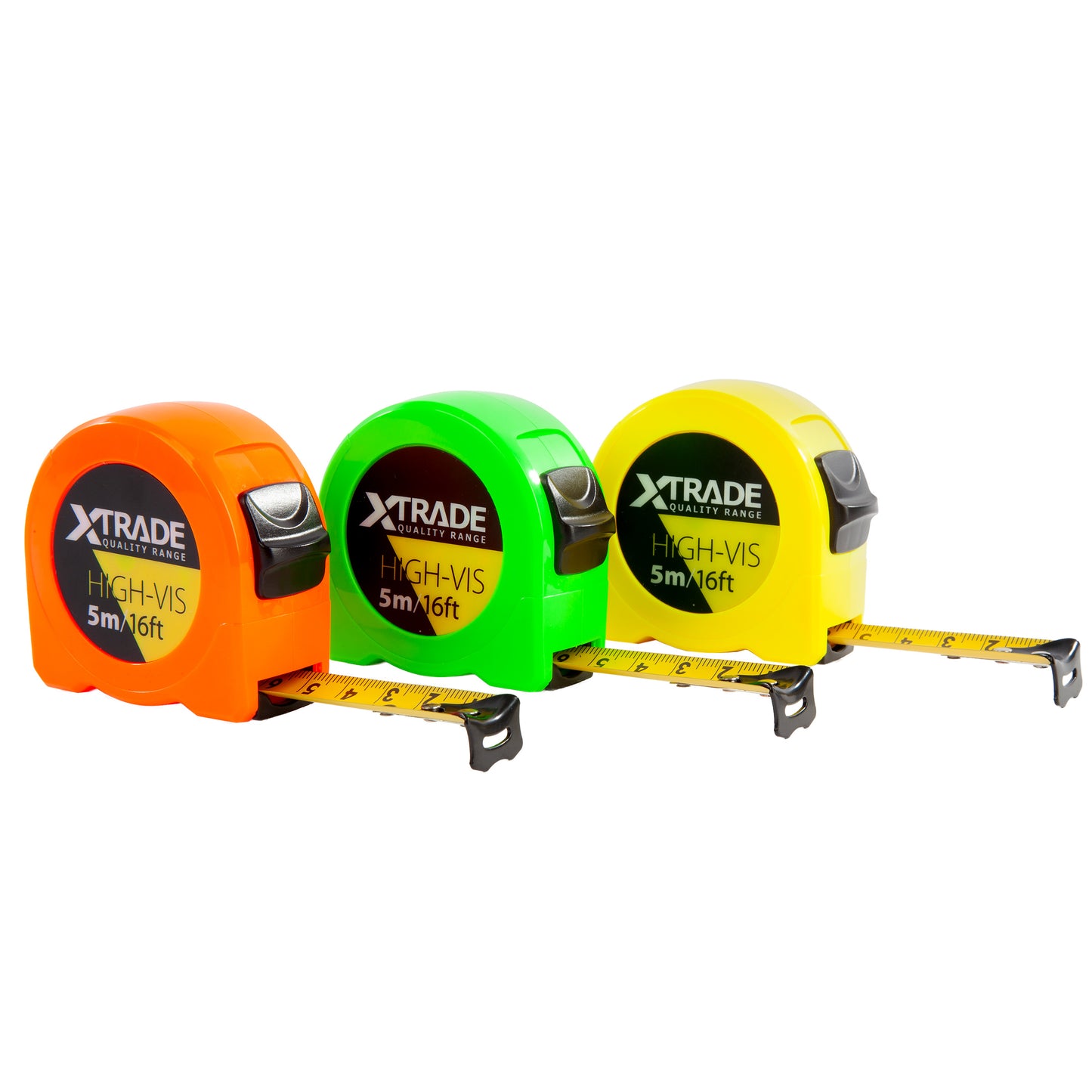 XTrade 5m/16ft High Vis Tape Measures