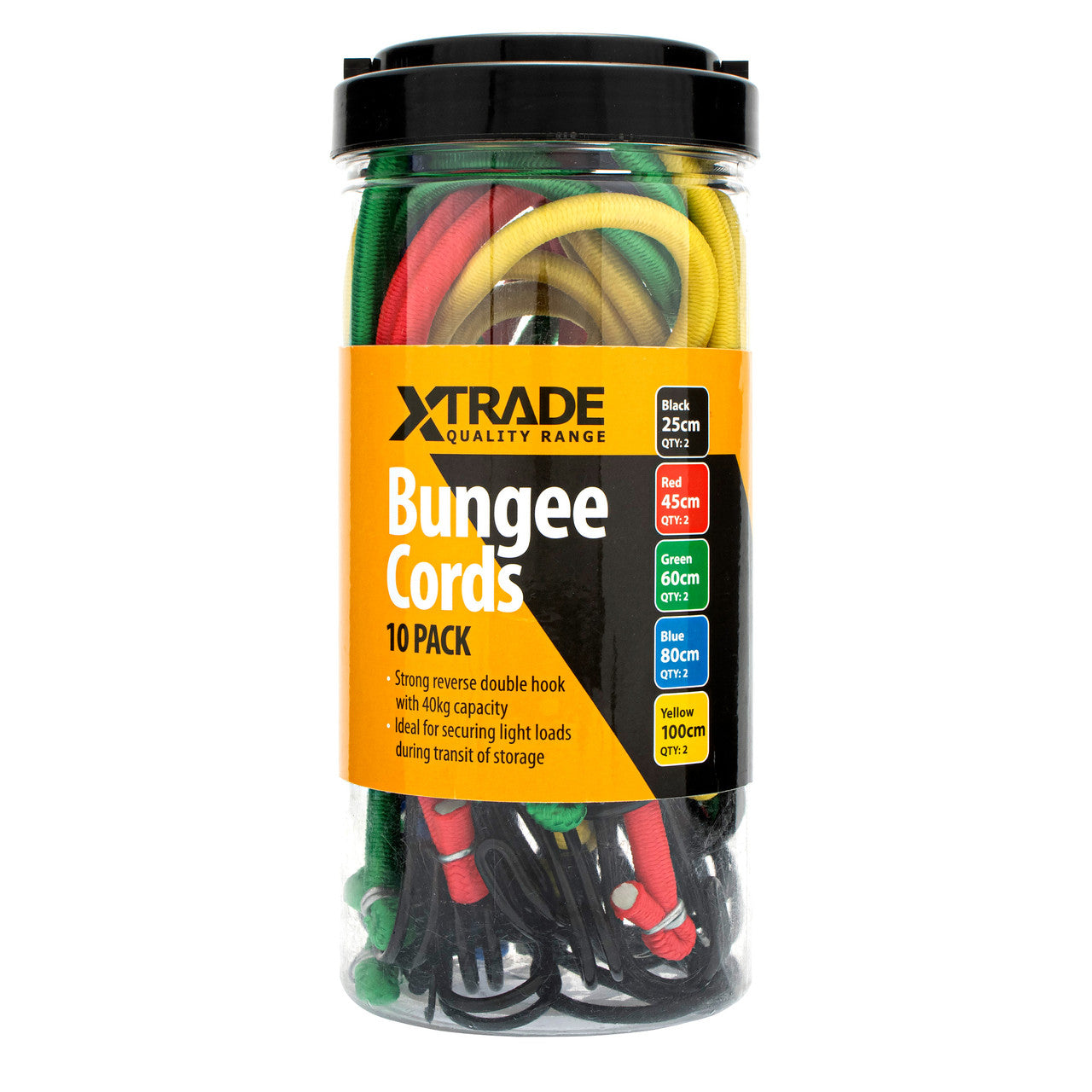 XTrade Bungee Cords 10 Pack