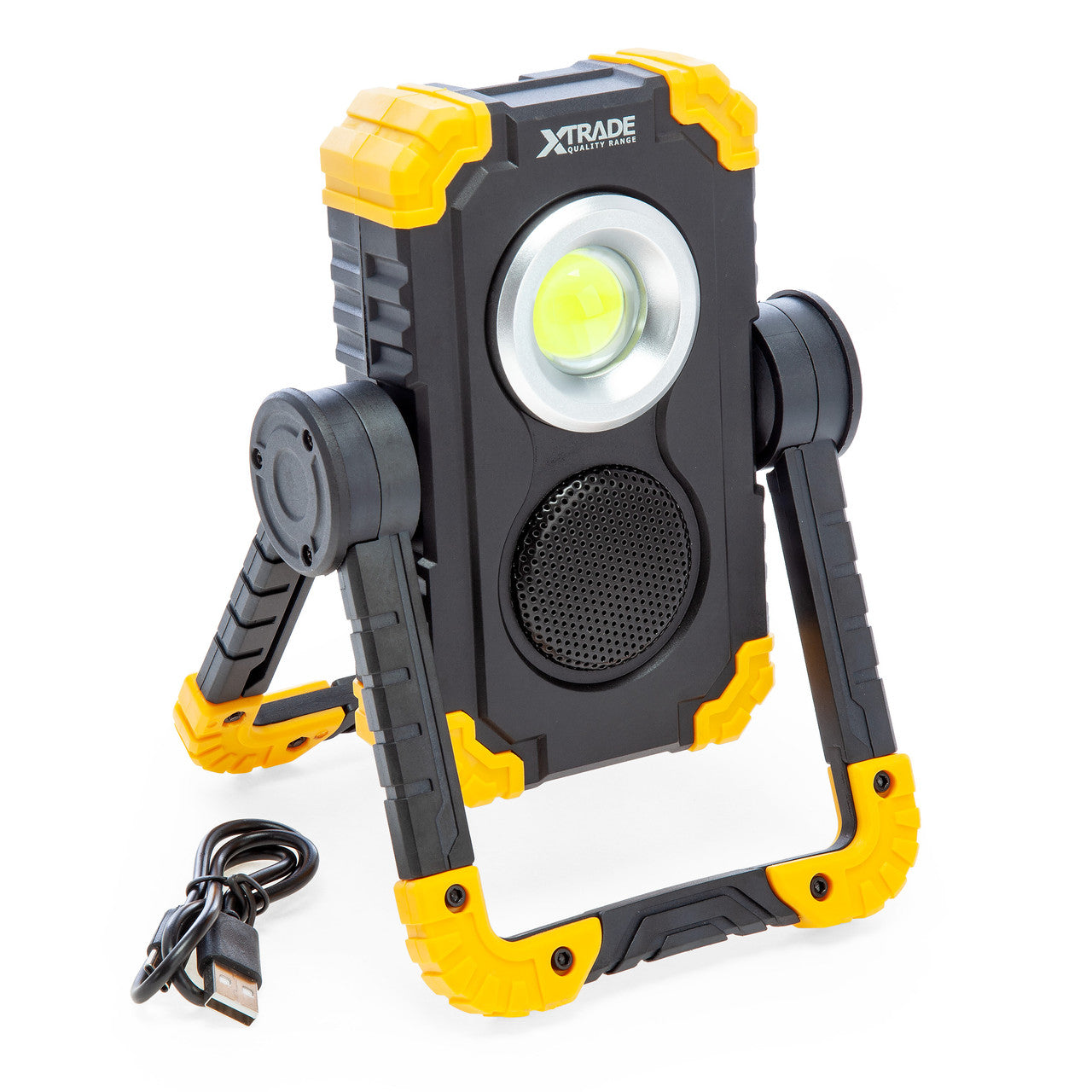 XTrade Rechargeable LED Work Light 800 Lumens with Bluetooth Speaker
