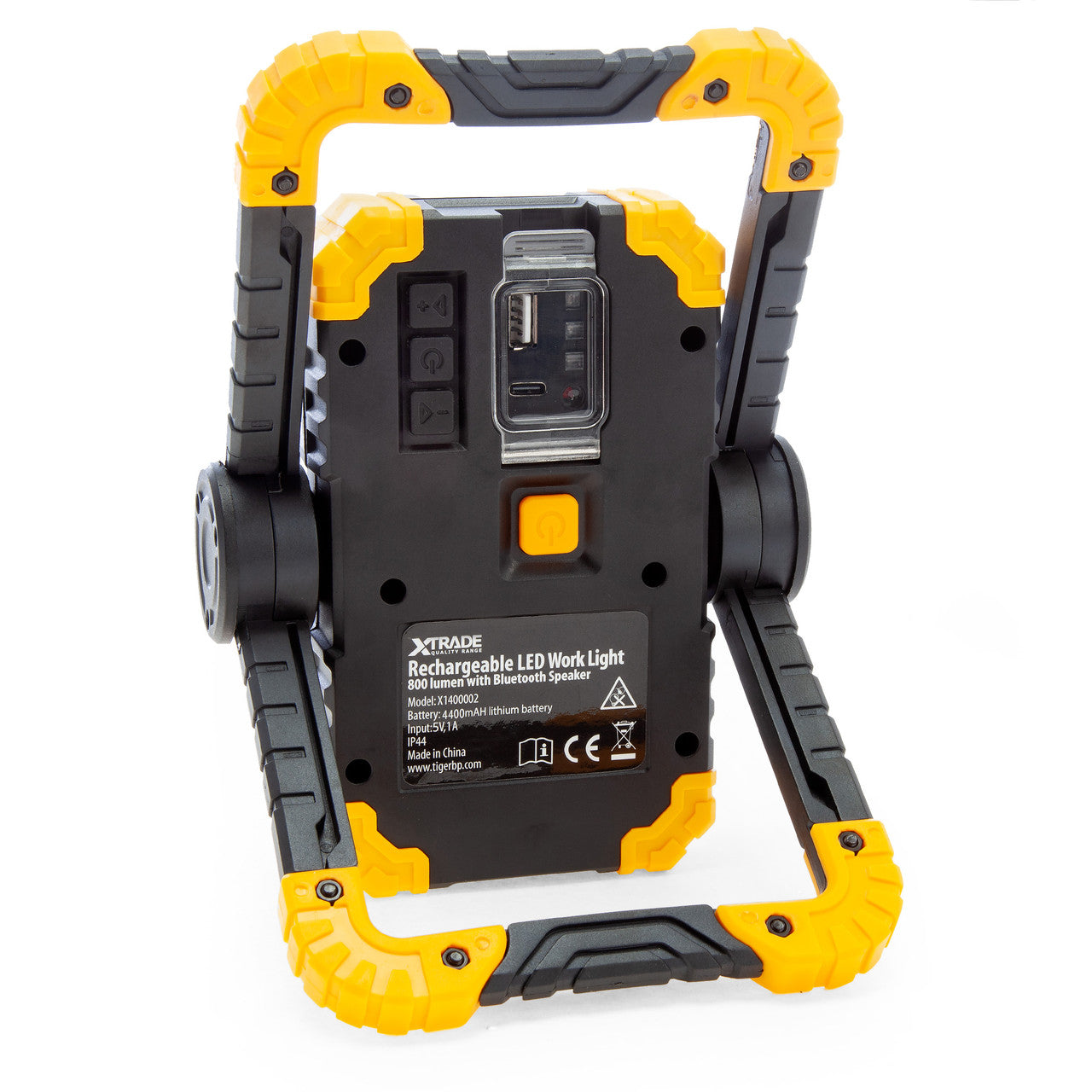 XTrade Rechargeable LED Work Light 800 Lumens with Bluetooth Speaker