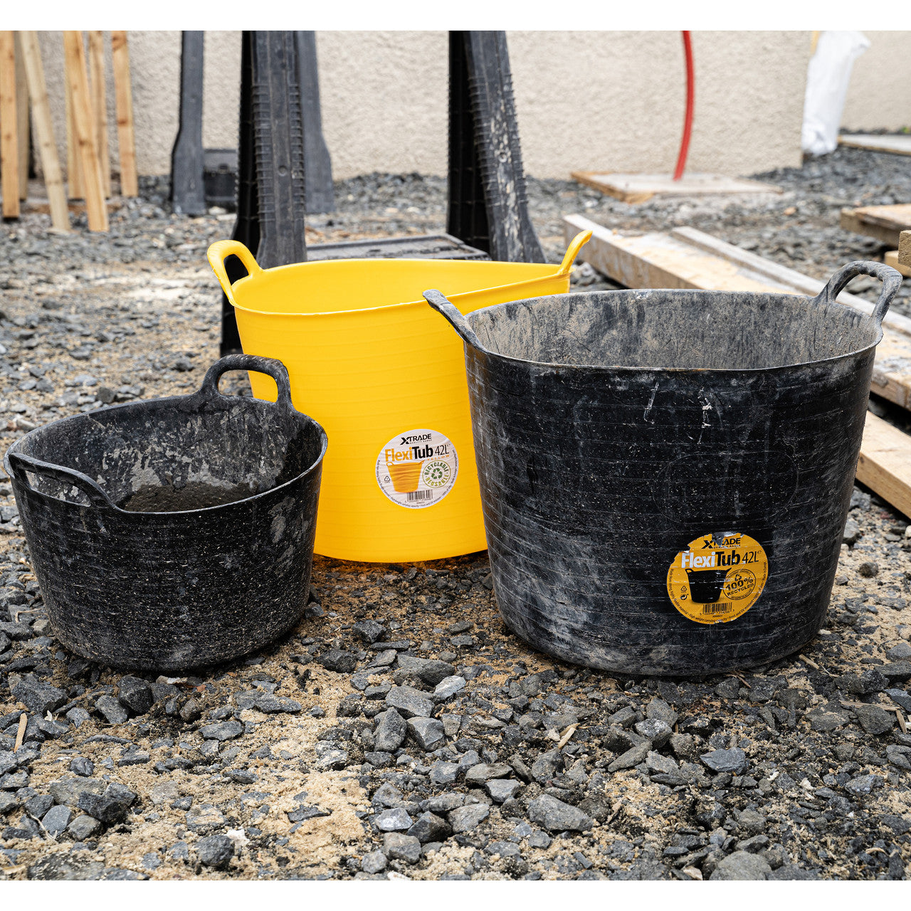 XTrade Flexi-Tub Black 15L - Recycled Plastic