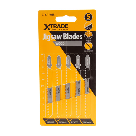 XTrade Jigsaw Blade Wood T101BR 5 Pack