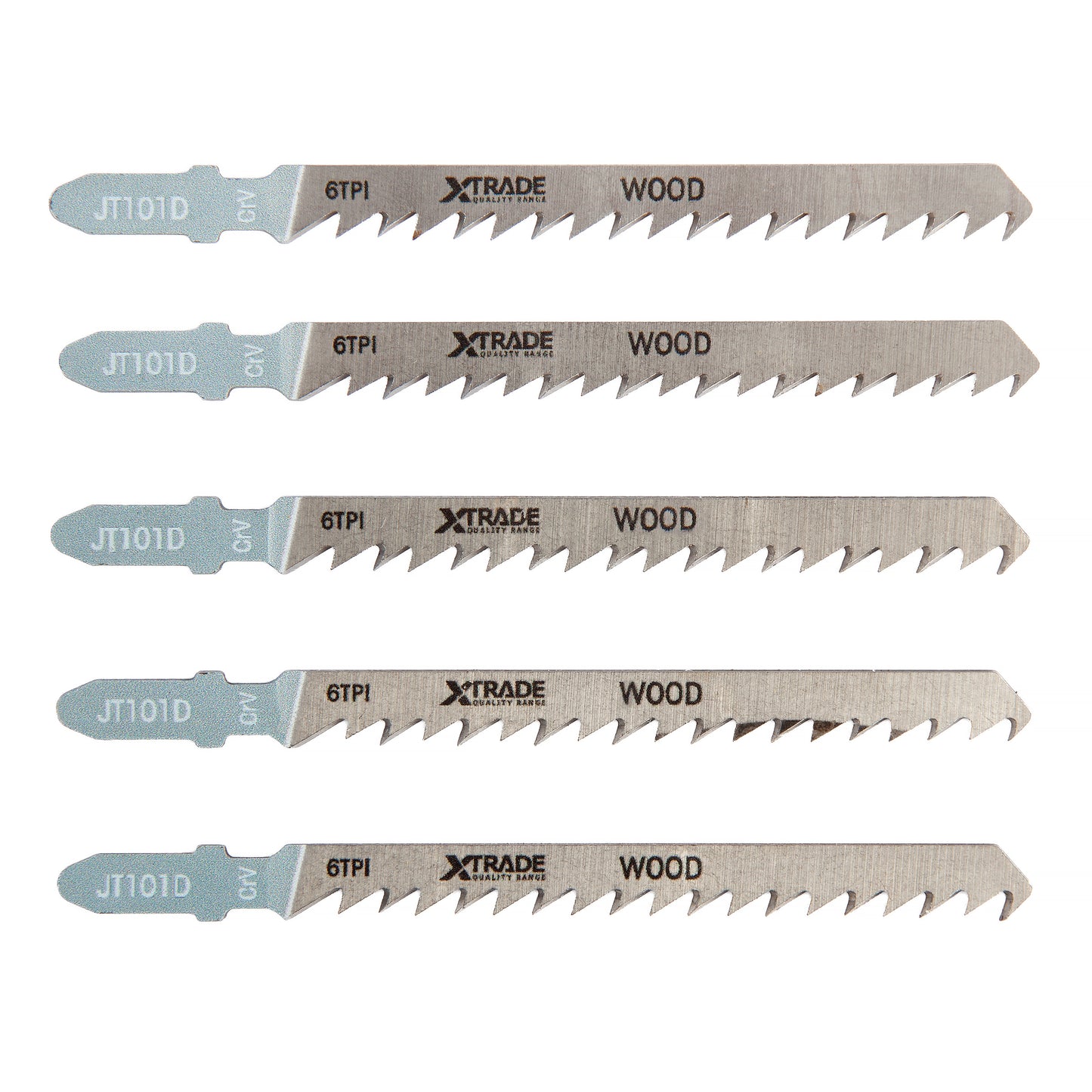 XTrade Jigsaw Blade Wood T101D 5 Pack