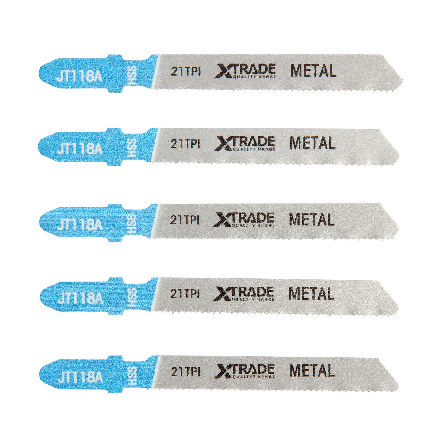 XTrade Jigsaw Blade Metal T118A 5 Pack