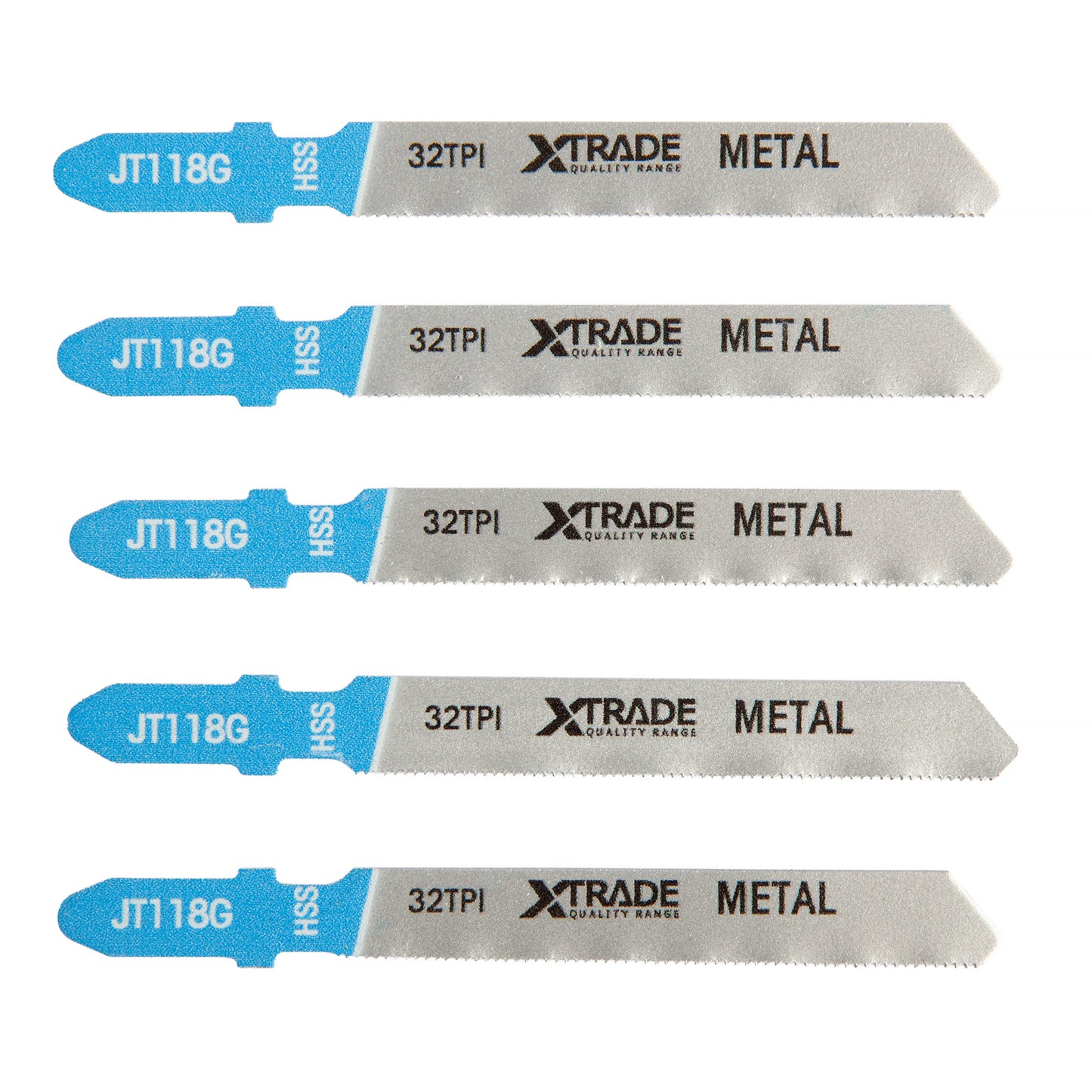 XTrade Jigsaw Blade Metal T118G 5 Pack