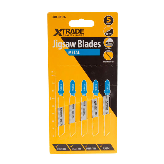 XTrade Jigsaw Blade Metal T118G 5 Pack