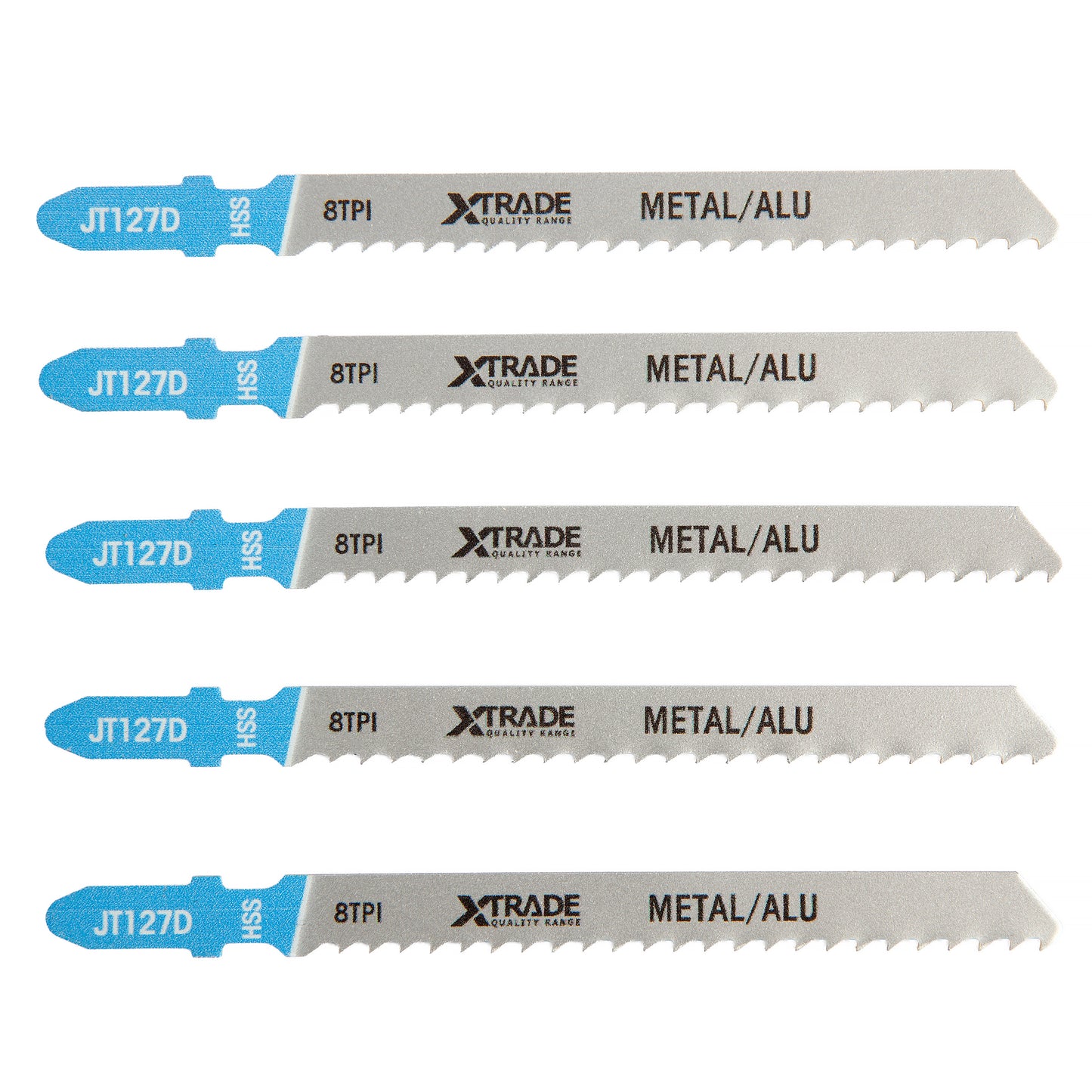 XTrade Jigsaw Blade Aluminium T127D 5 Pack
