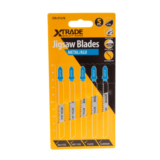 XTrade Jigsaw Blade Aluminium T127D 5 Pack