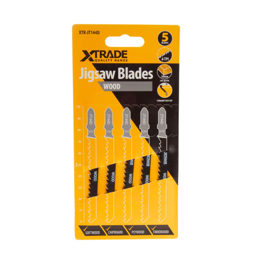 XTrade Jigsaw Blade Wood T144D 5 Pack