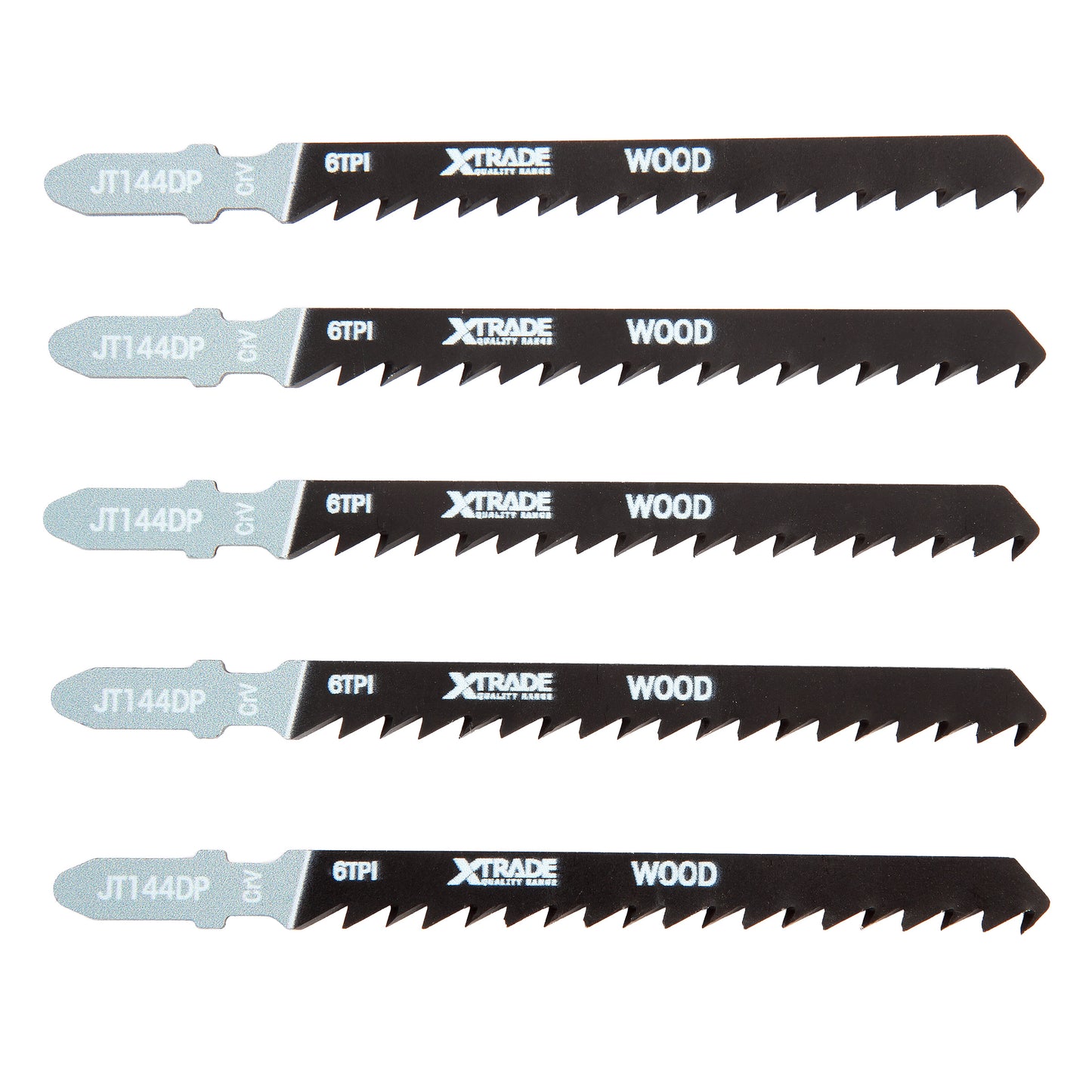 XTrade Jigsaw Blade Wood T144DP 5 Pack