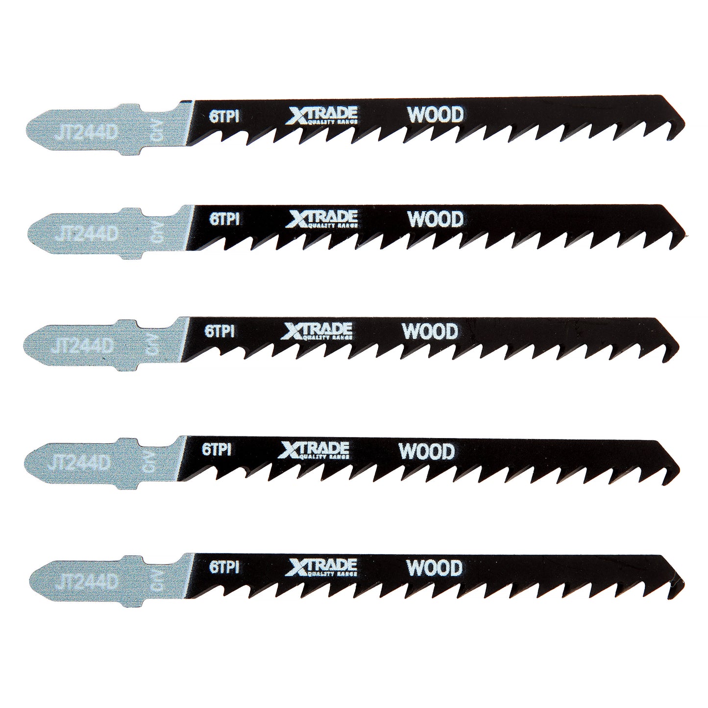 XTrade Jigsaw Blade Wood T244D 5 Pack