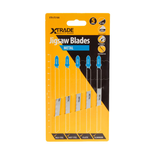 XTrade Jigsaw Blade Metal T318A 5 Pack