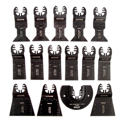 XTrade 15 Piece Multi-Tool Wood/Metal Blade Set
