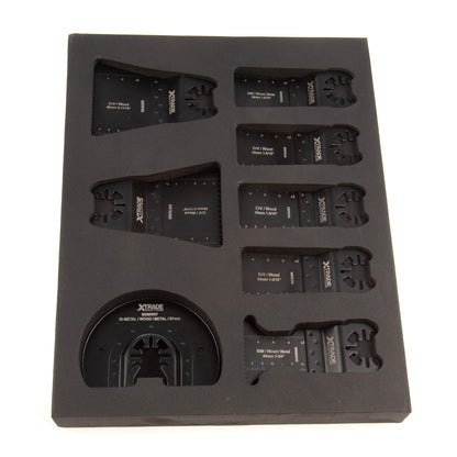 XTrade 8 Piece Multi-Tool Wood/Metal Blade Set