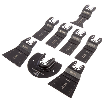 XTrade 8 Piece Multi-Tool Wood/Metal Blade Set