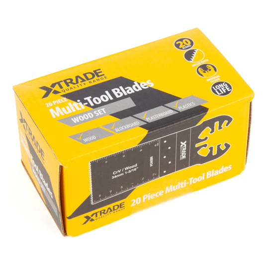 XTrade 20 Piece Multi-Tool Blade Wood Set
