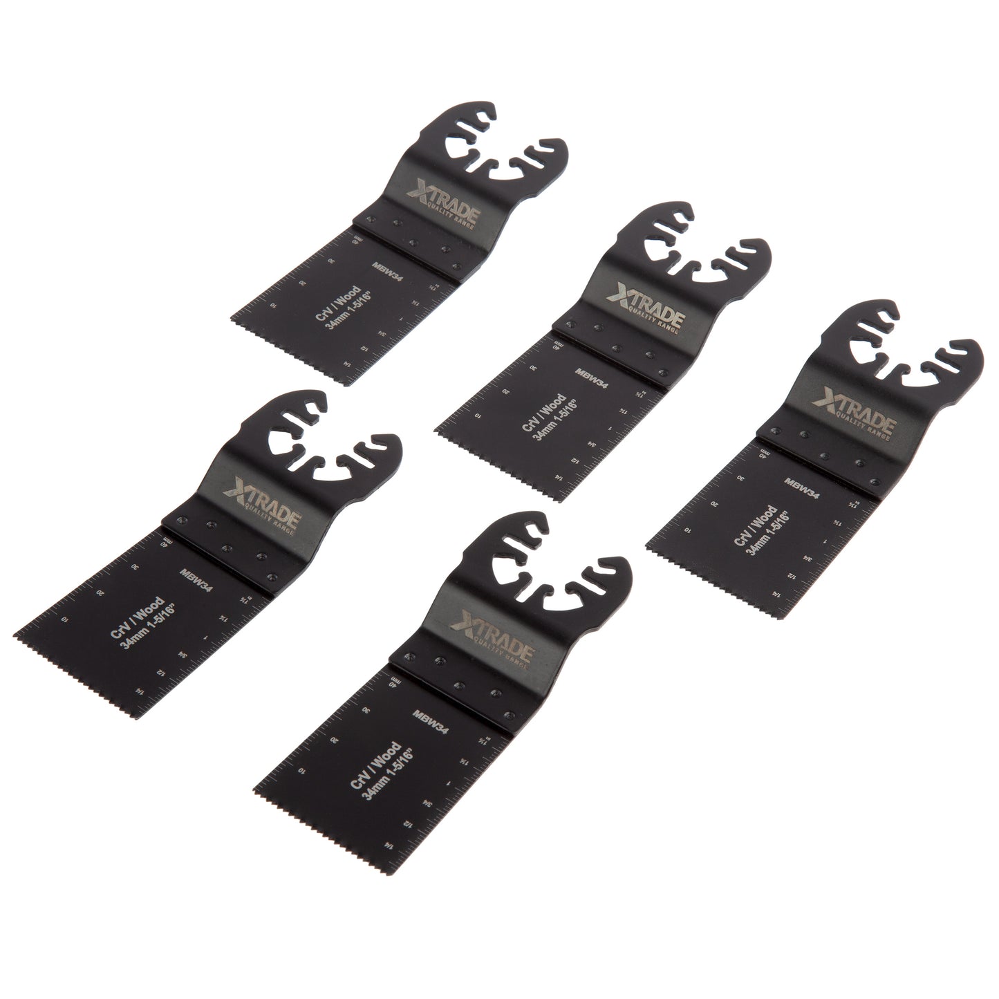 XTrade 5 Piece Multi-Tool Blade Wood Set