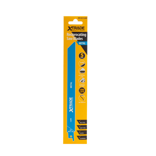XTrade Reciprocating Saw Blade Metal S1122BF 5 Pack