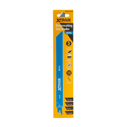 XTrade Reciprocating Saw Blade Metal S1122EF 5 Pack