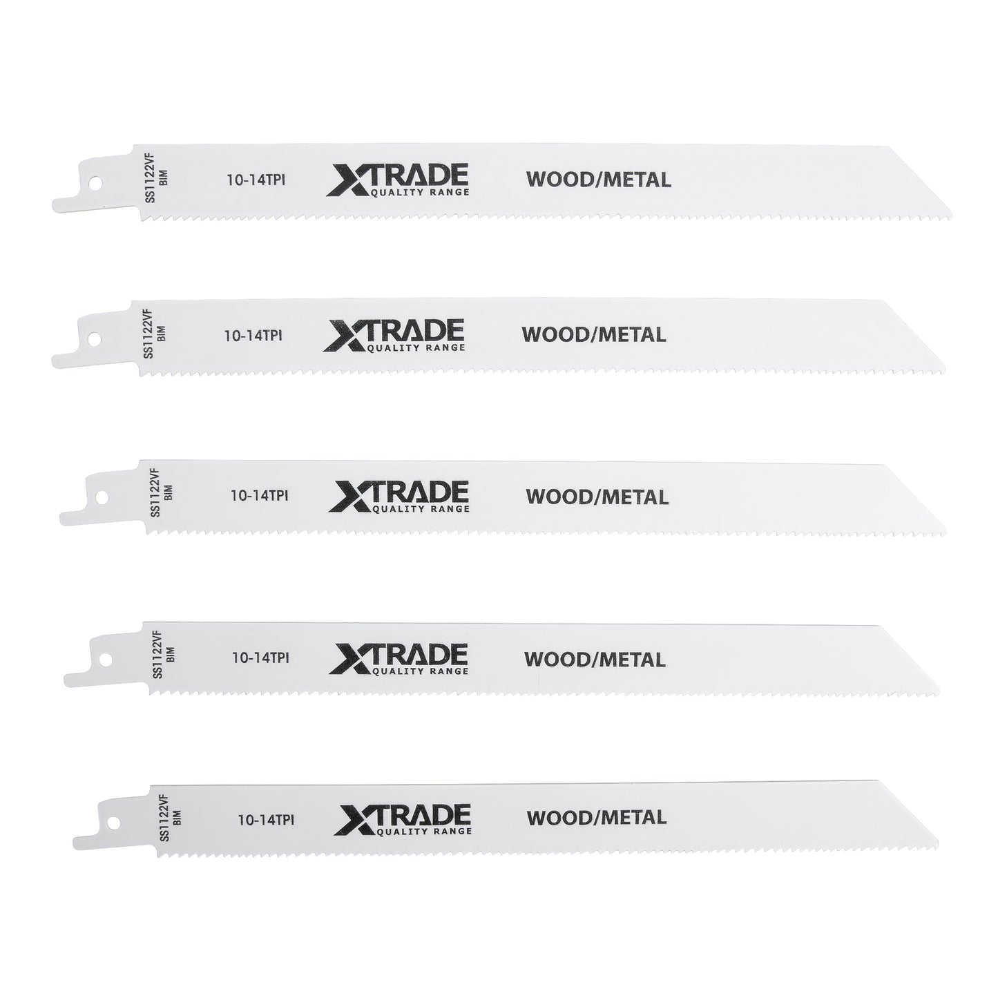 XTrade Reciprocating Saw Blade Wood/Metal S1122VF 5 Pack