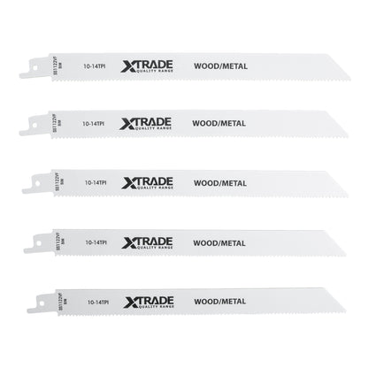 XTrade Reciprocating Saw Blade Wood/Metal S1122VF 5 Pack