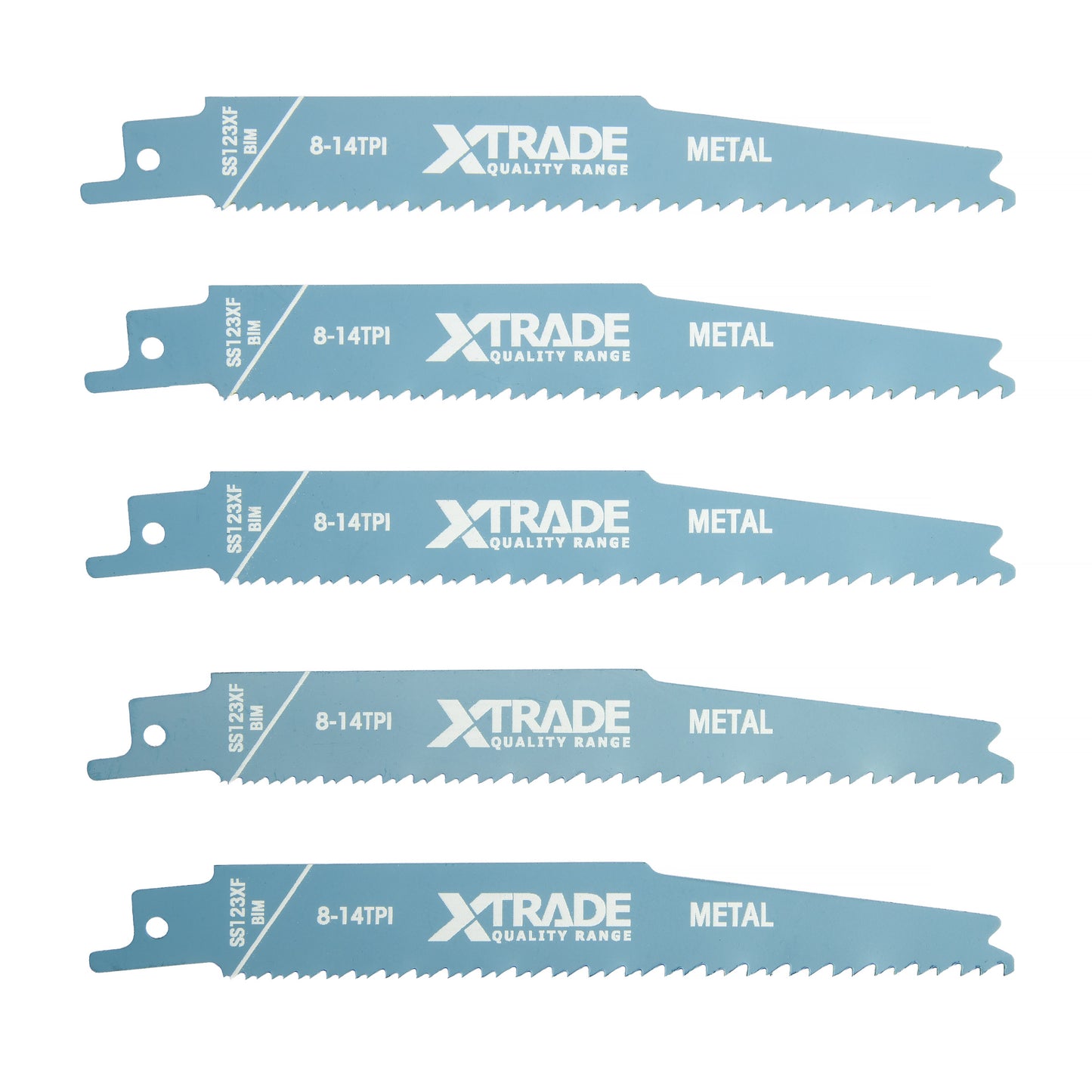 XTrade Reciprocating Saw Blade Metal S123XF 5 Pack