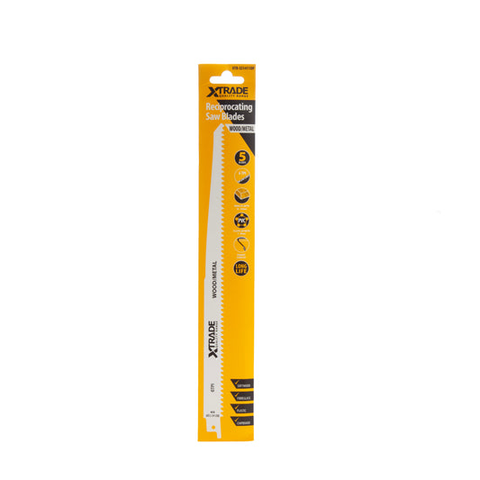 XTrade Reciprocating Saw Blade Wood/Metal S1411DF 5 Pack