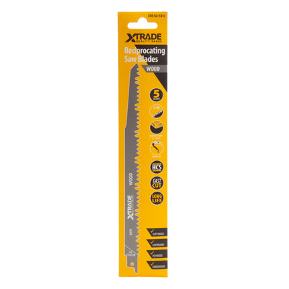 XTrade Reciprocating Saw Blade Wood S1531L 5 Pack
