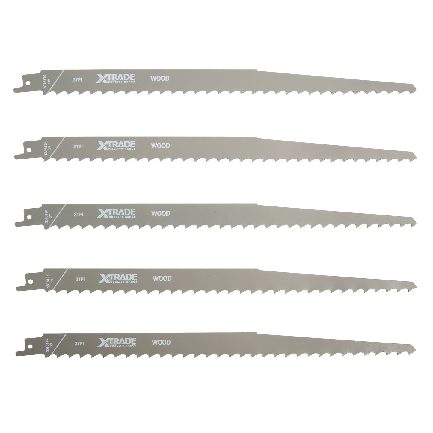 XTrade Reciprocating Saw Blade Wood S1617K 5 Pack
