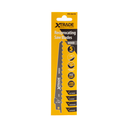 XTrade Reciprocating Saw Blade Wood S617K 5 Pack