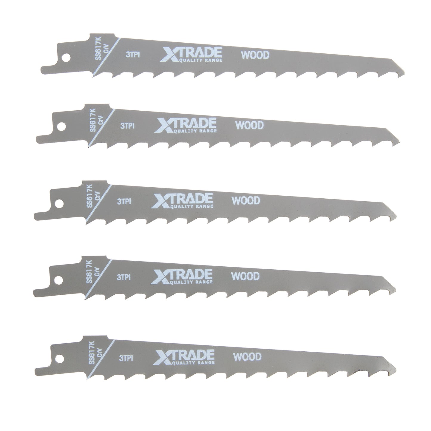 XTrade Reciprocating Saw Blade Wood S617K 5 Pack