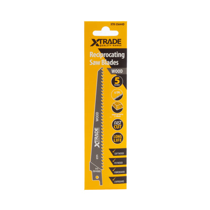 XTrade Reciprocating Saw Blade Wood S644D 5 Pack