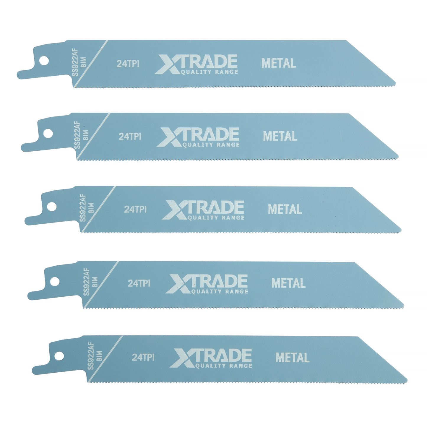 XTrade Reciprocating Saw Blade Metal S922AF 5 Pack