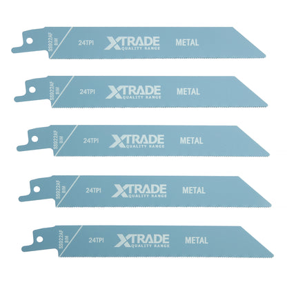 XTrade Reciprocating Saw Blade Metal S922AF 5 Pack