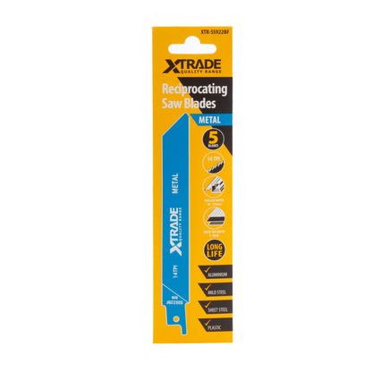 XTrade Reciprocating Saw Blade Metal S922BF 5 Pack
