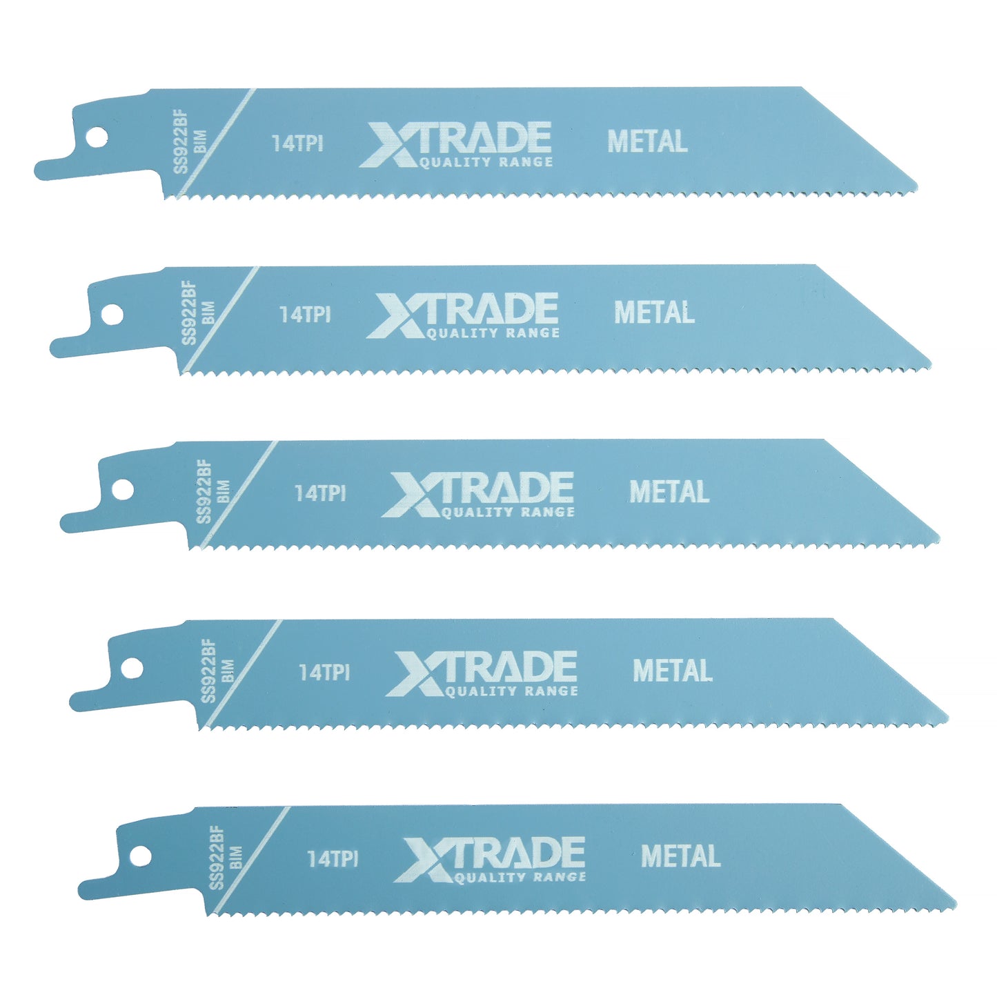 XTrade Reciprocating Saw Blade Metal S922BF 5 Pack