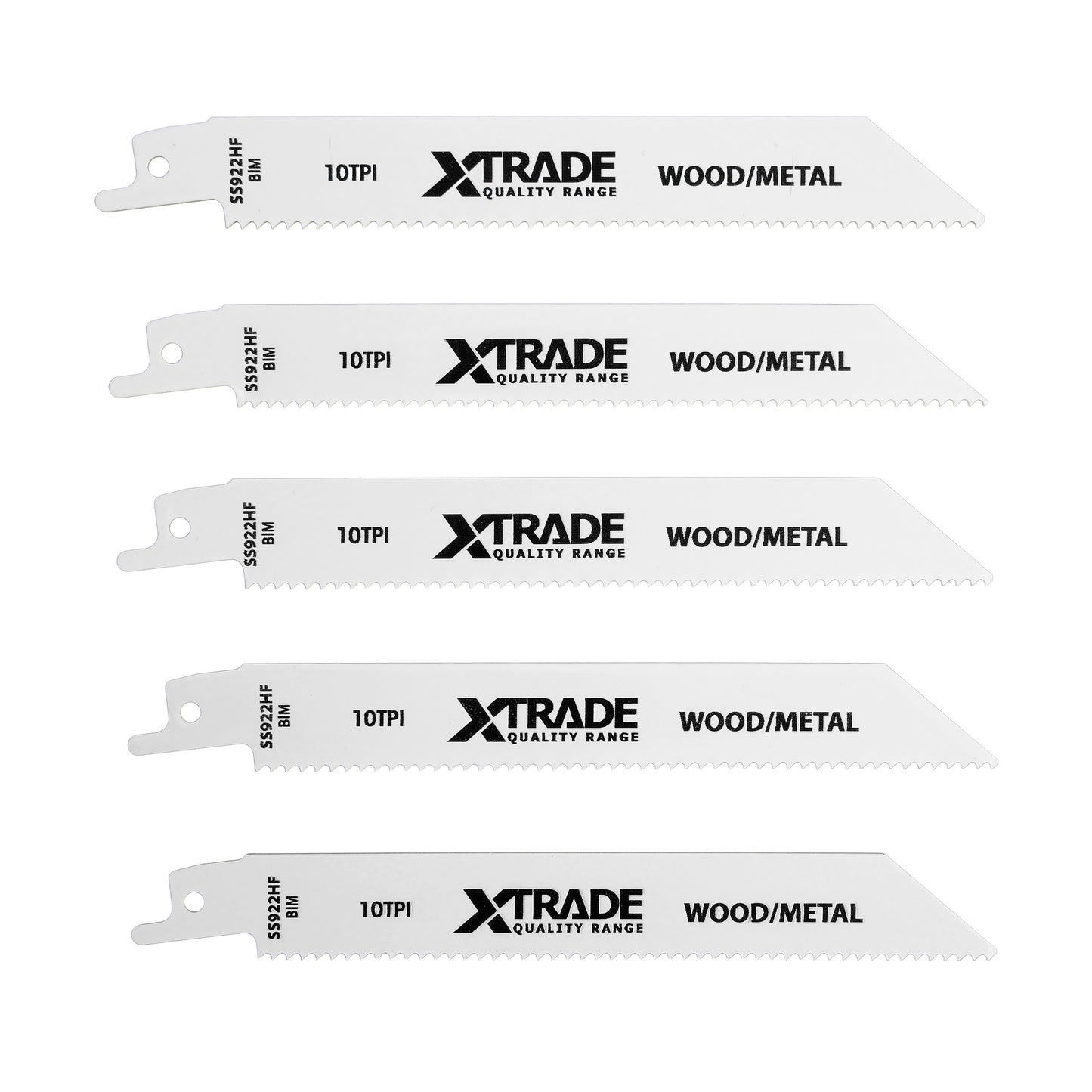 XTrade Reciprocating Saw Blade Wood/Metal S922HF 5 Pack