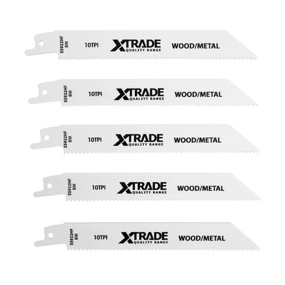 XTrade Reciprocating Saw Blade Wood/Metal S922HF 5 Pack