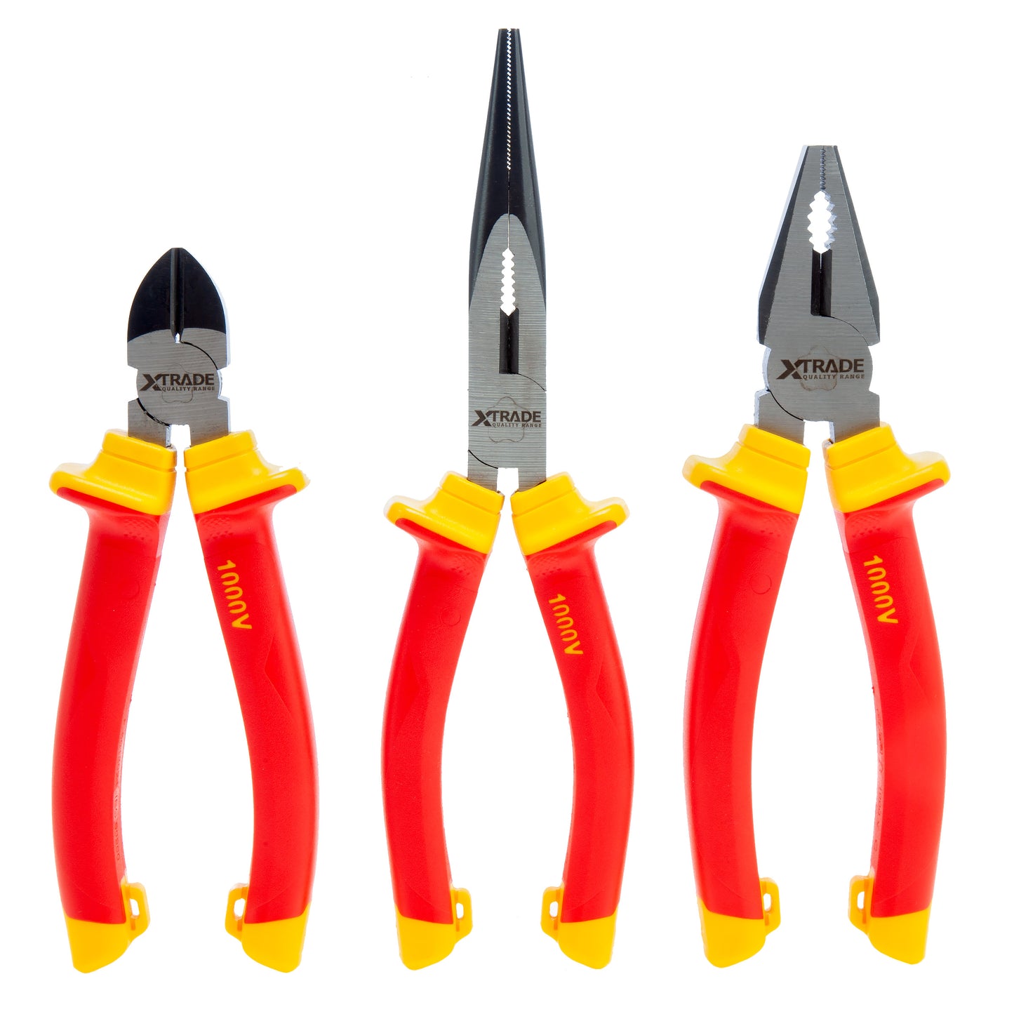 XTrade 3 Piece VDE Plier Set