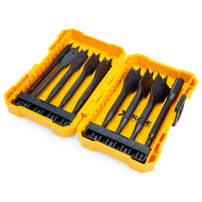 XTrade 9 Piece Flat Bit Set