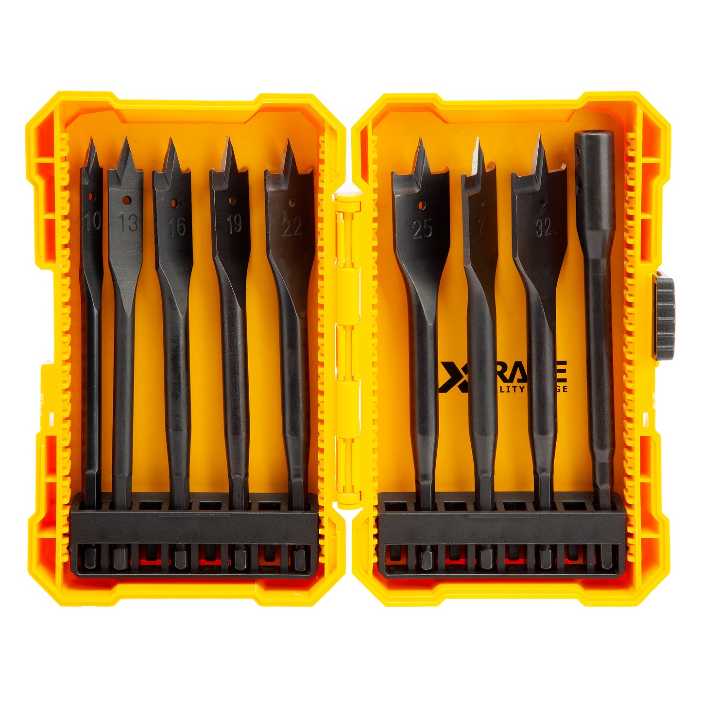 XTrade 9 Piece Flat Bit Set