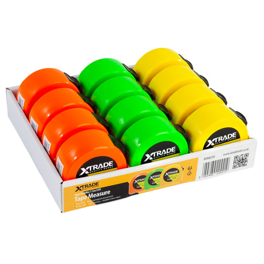 XTrade 7.5m/25ft High Vis Tape Measures