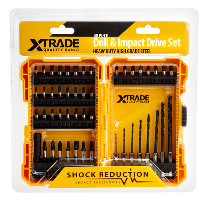 XTrade 48 Piece Drill & Impact Drive Set